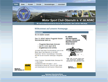 Tablet Screenshot of msc-oberruhr.de